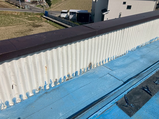 パラペットの確認